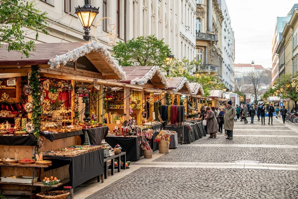 Vánoční trhy v Budapešti